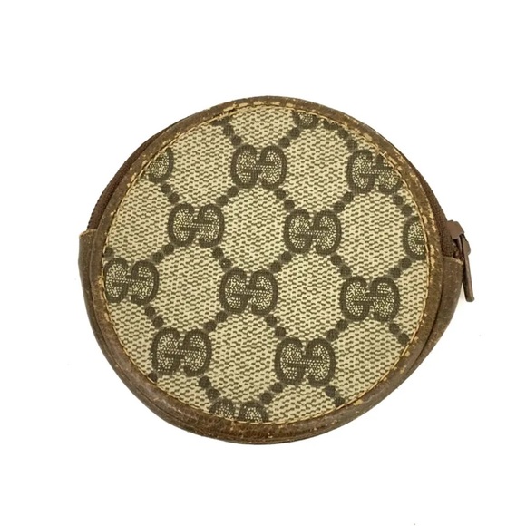 OLD GUCCI GG Logo PVC Coin Purse Wallet authentic - Picture 4 of 8